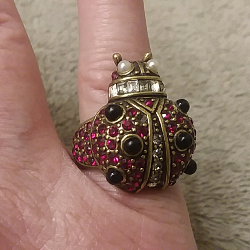 Heidi Daus Ladybug Ring